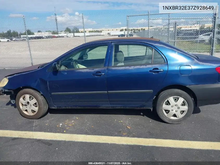 1NXBR32E37Z928649 2007 Toyota Corolla Ce