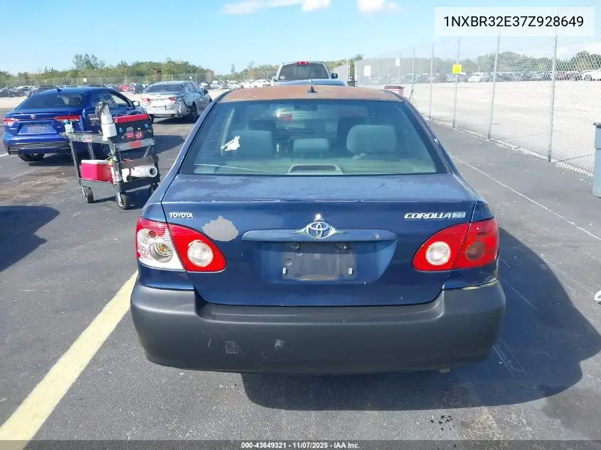 1NXBR32E37Z928649 2007 Toyota Corolla Ce