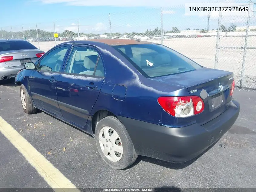 1NXBR32E37Z928649 2007 Toyota Corolla Ce