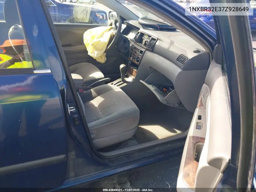1NXBR32E37Z928649 2007 Toyota Corolla Ce