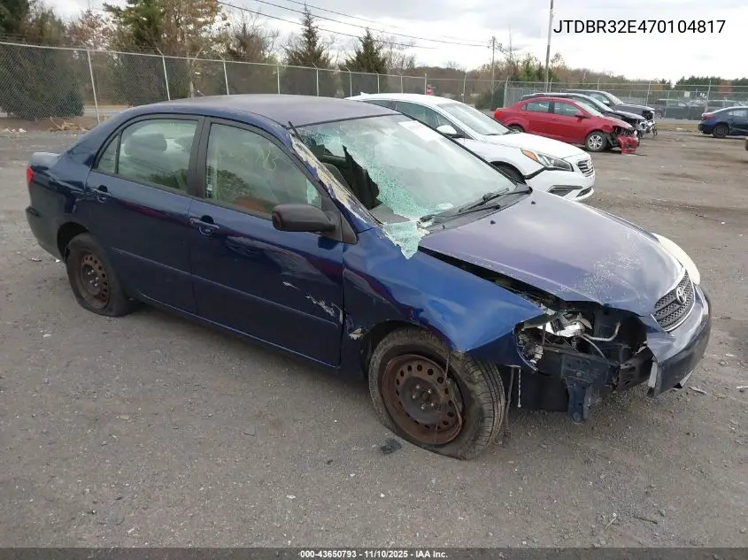 JTDBR32E470104817 2007 Toyota Corolla Le