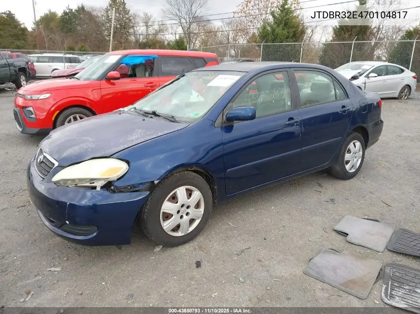 JTDBR32E470104817 2007 Toyota Corolla Le