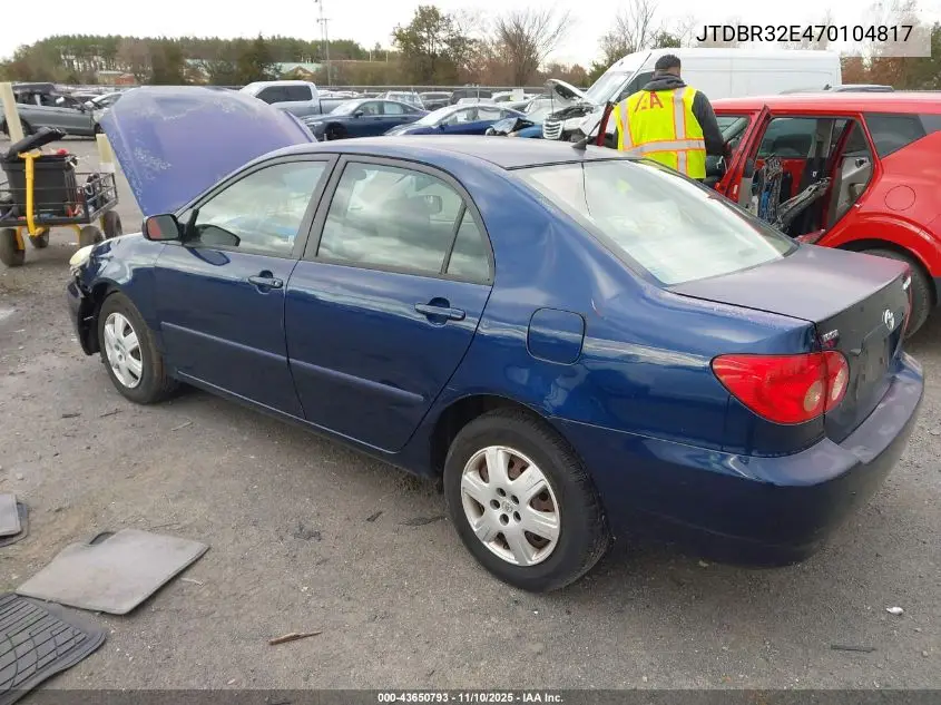 JTDBR32E470104817 2007 Toyota Corolla Le