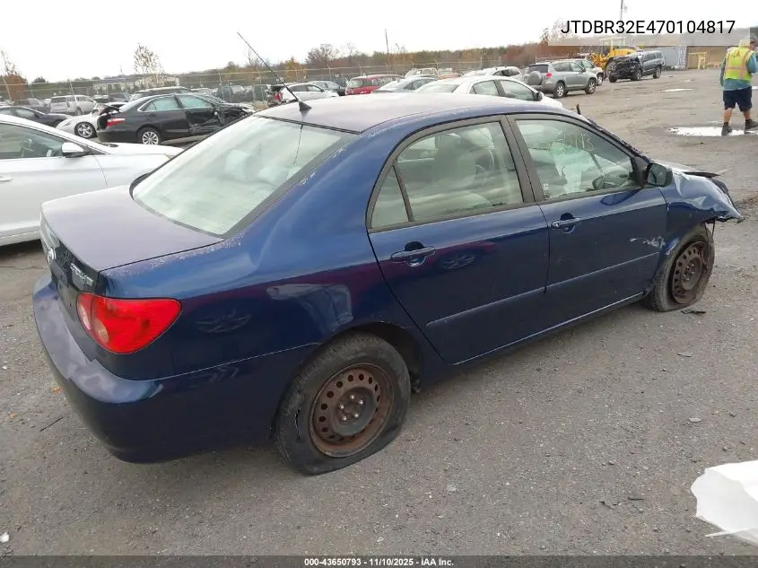 JTDBR32E470104817 2007 Toyota Corolla Le