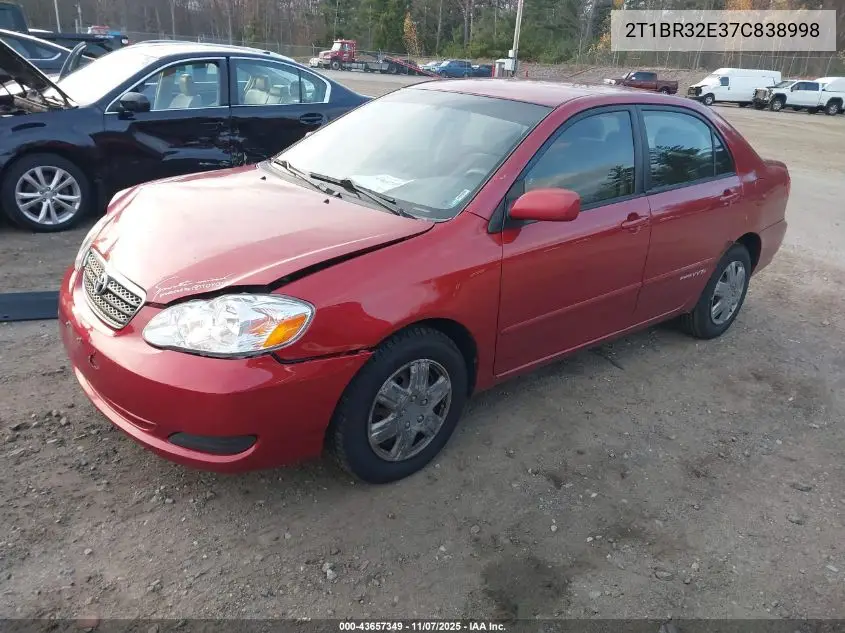 2T1BR32E37C838998 2007 Toyota Corolla Le