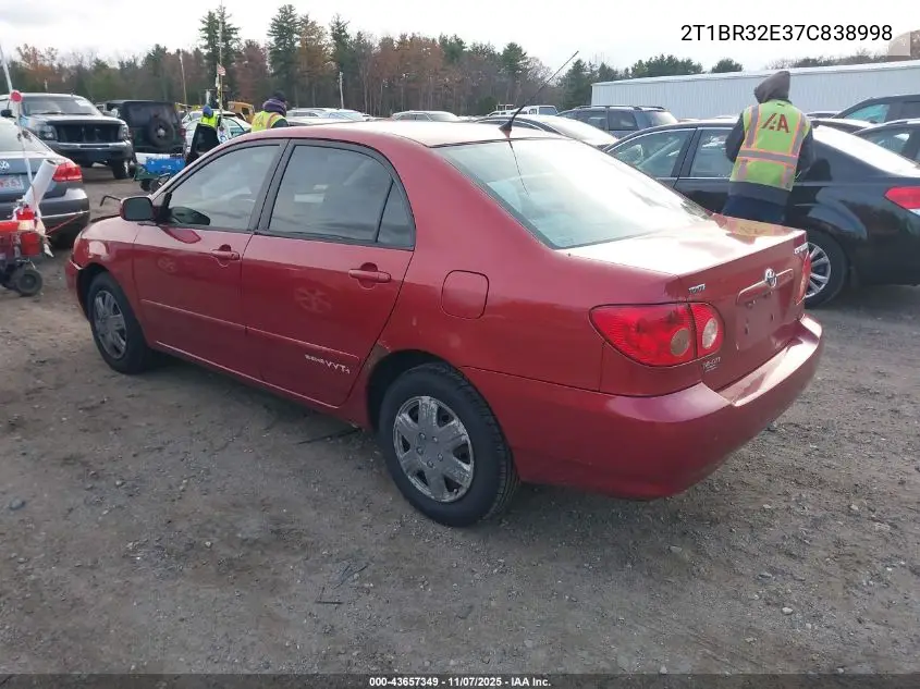 2T1BR32E37C838998 2007 Toyota Corolla Le