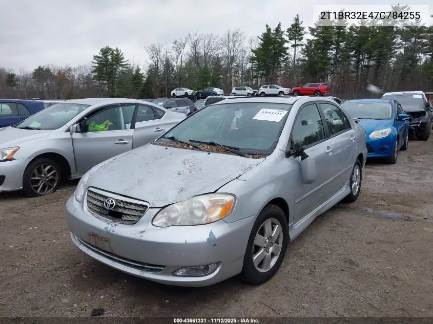 2T1BR32E47C784255 2007 Toyota Corolla S