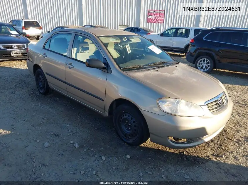 1NXBR32E87Z924631 2007 Toyota Corolla Ce