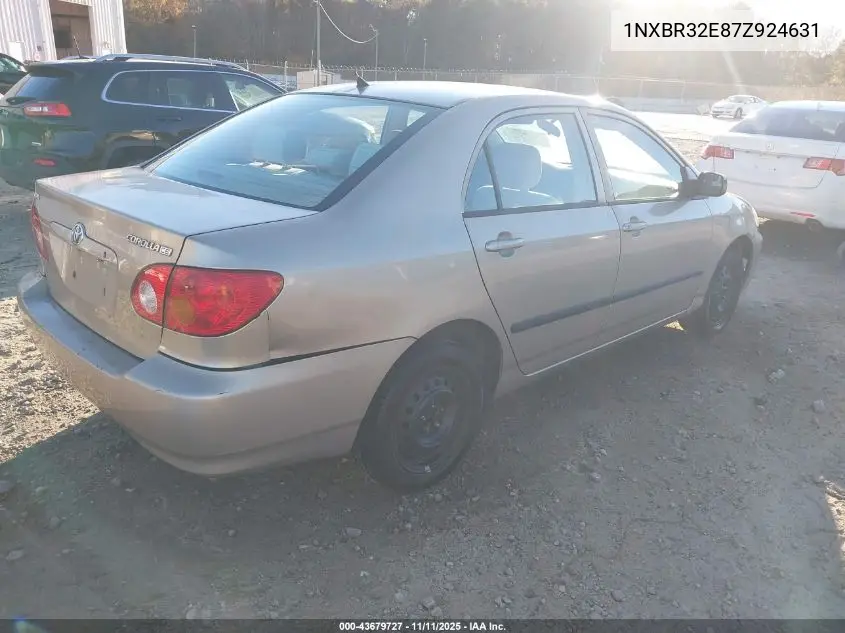 1NXBR32E87Z924631 2007 Toyota Corolla Ce
