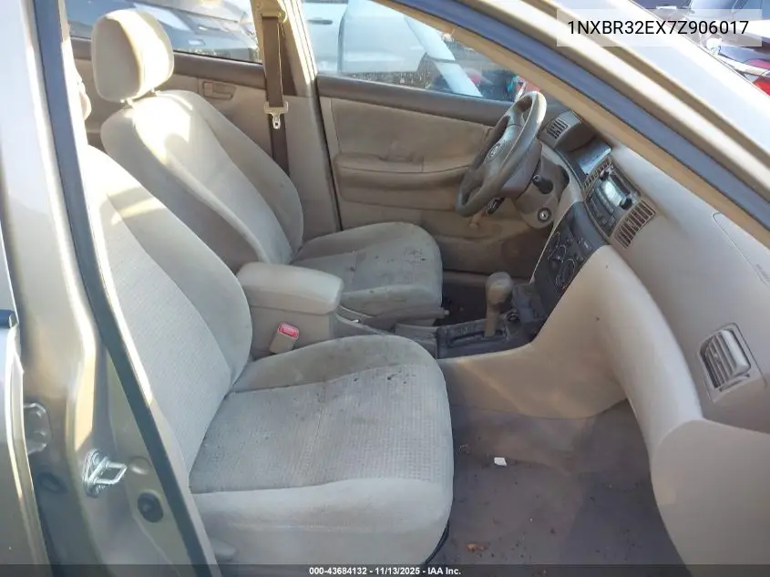1NXBR32EX7Z906017 2007 Toyota Corolla Ce