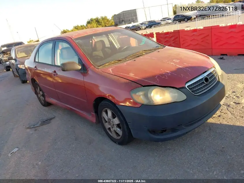 1NXBR32EX7Z826118 2007 Toyota Corolla S
