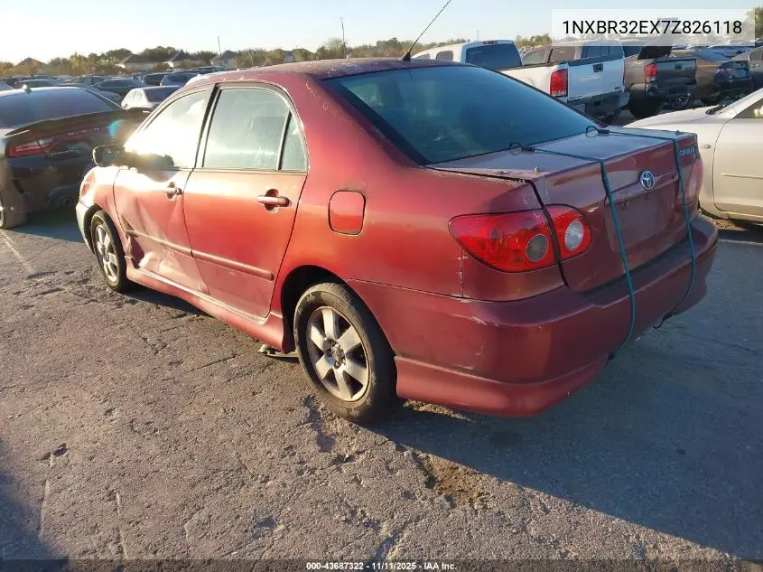 1NXBR32EX7Z826118 2007 Toyota Corolla S