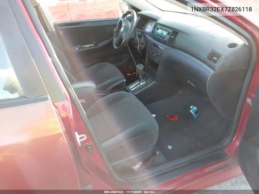 1NXBR32EX7Z826118 2007 Toyota Corolla S