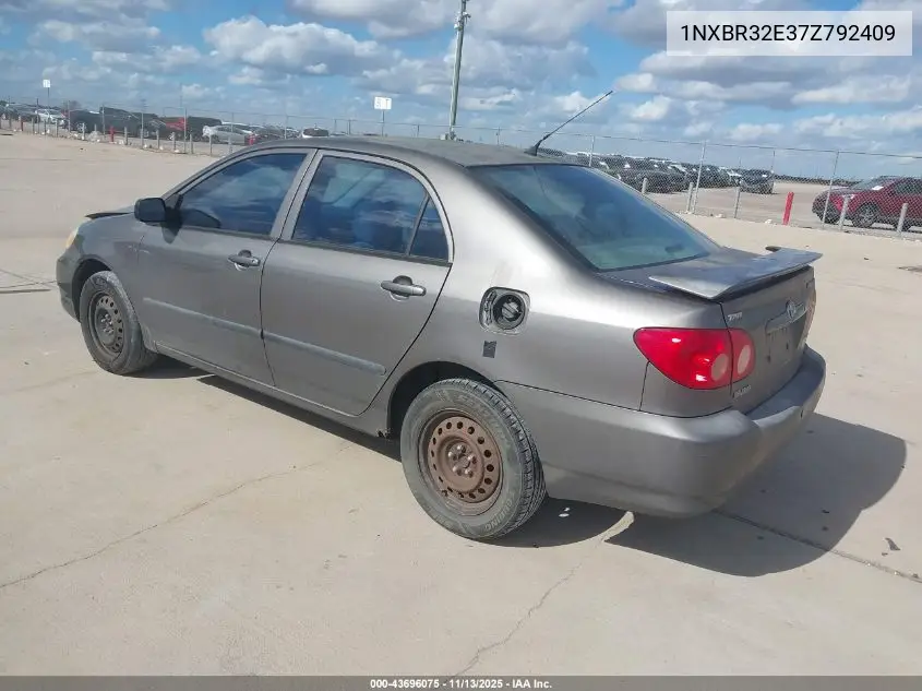 1NXBR32E37Z792409 2007 Toyota Corolla Ce