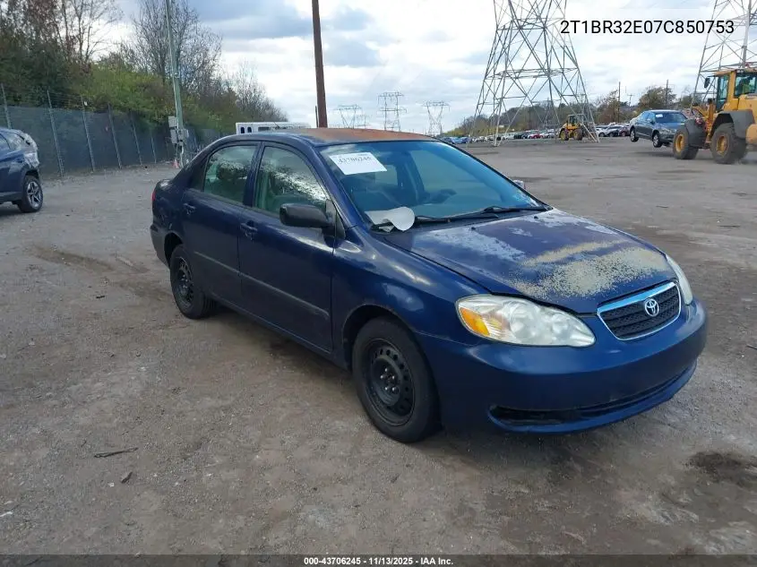 2T1BR32E07C850753 2007 Toyota Corolla Ce