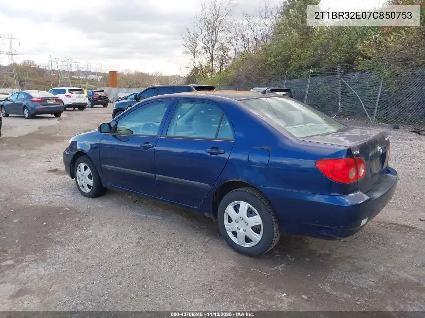 2T1BR32E07C850753 2007 Toyota Corolla Ce
