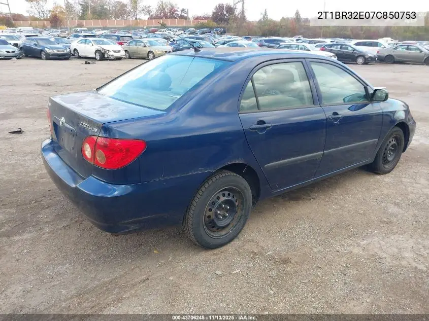 2T1BR32E07C850753 2007 Toyota Corolla Ce