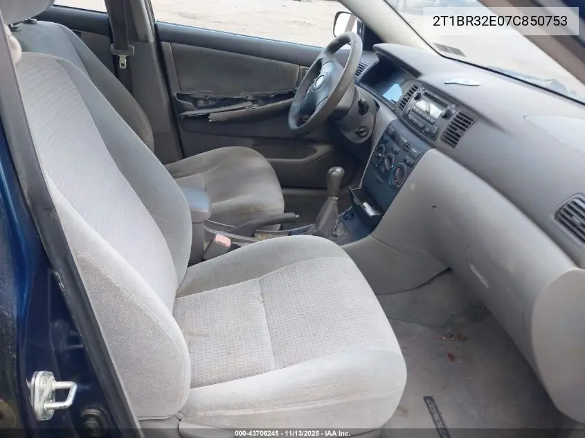 2T1BR32E07C850753 2007 Toyota Corolla Ce