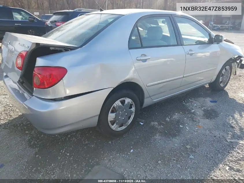 1NXBR32E47Z853959 2007 Toyota Corolla Le