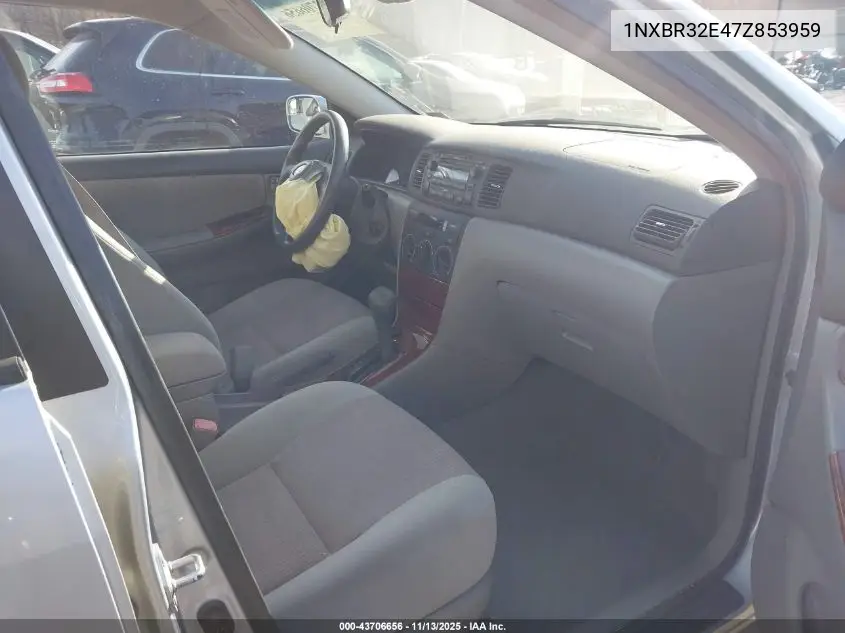 1NXBR32E47Z853959 2007 Toyota Corolla Le