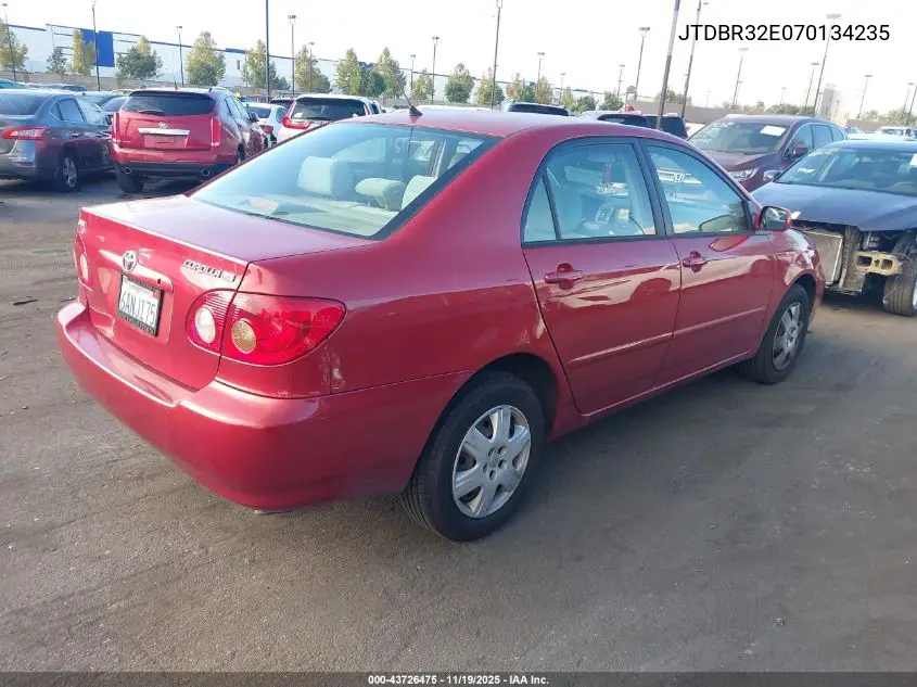 JTDBR32E070134235 2007 Toyota Corolla Le
