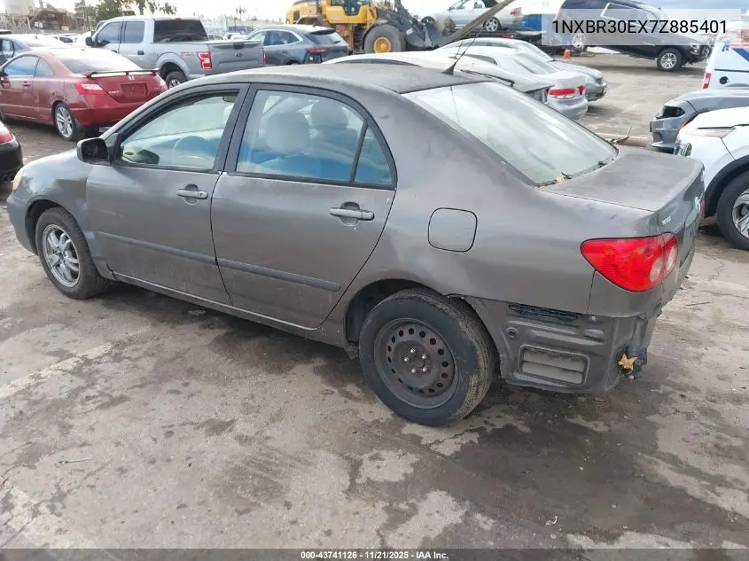 1NXBR30EX7Z885401 2007 Toyota Corolla Le