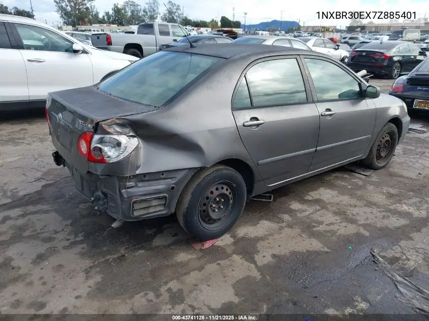 1NXBR30EX7Z885401 2007 Toyota Corolla Le