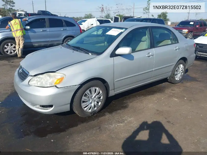 1NXBR32E07Z815502 2007 Toyota Corolla Le