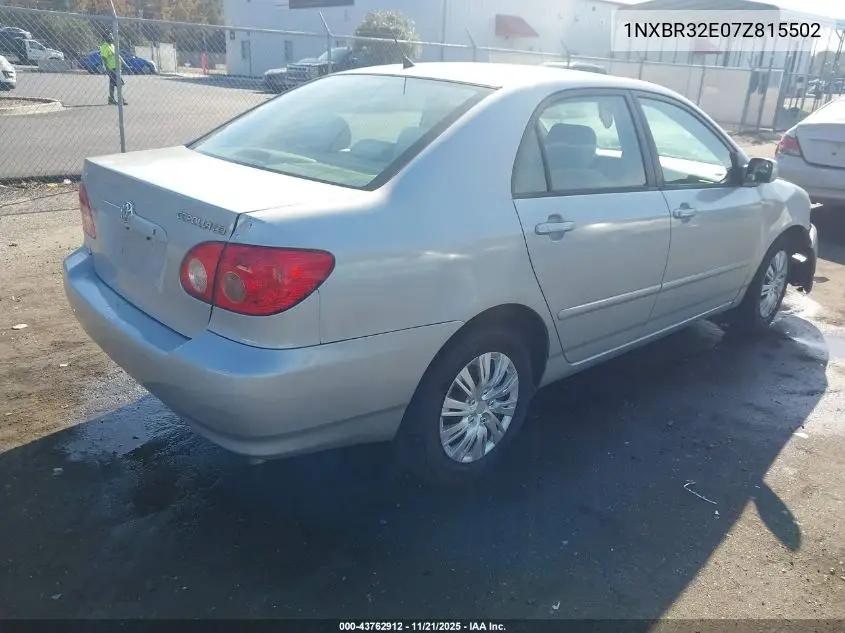 1NXBR32E07Z815502 2007 Toyota Corolla Le