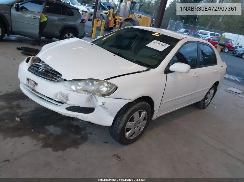 1NXBR30E47Z907361 2007 Toyota Corolla Le