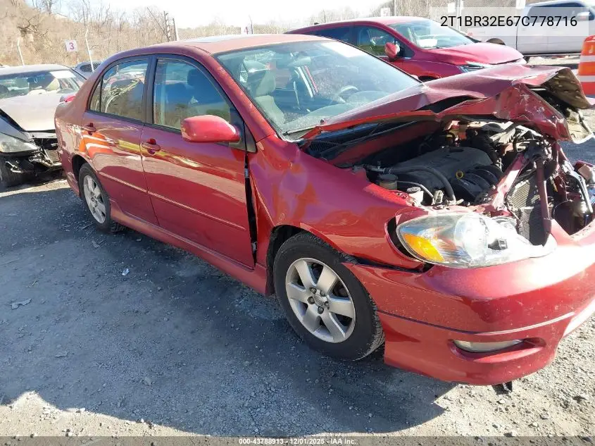 2T1BR32E67C778716 2007 Toyota Corolla S