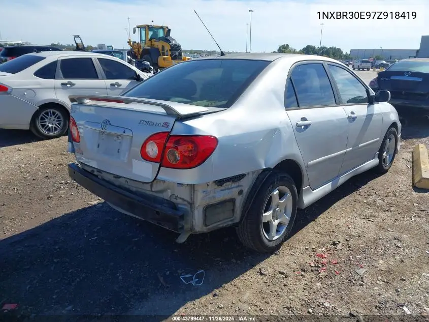1NXBR30E97Z918419 2007 Toyota Corolla S