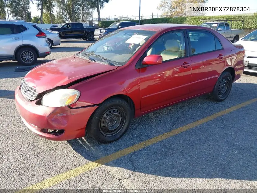 1NXBR30EX7Z878304 2007 Toyota Corolla Le