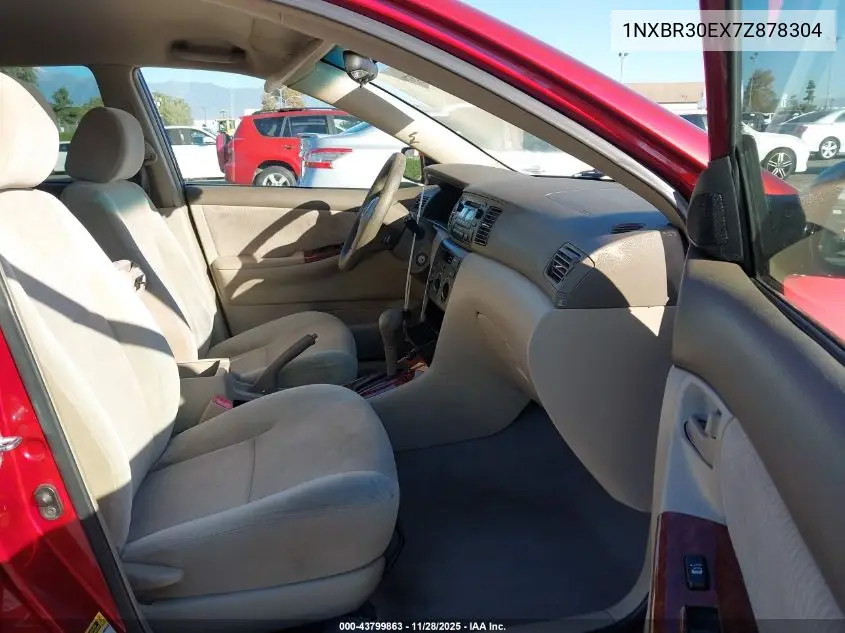 1NXBR30EX7Z878304 2007 Toyota Corolla Le