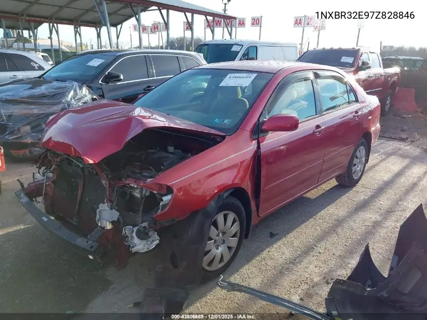 1NXBR32E97Z828846 2007 Toyota Corolla Le