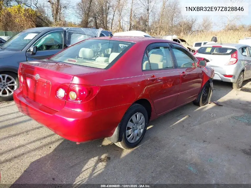 1NXBR32E97Z828846 2007 Toyota Corolla Le