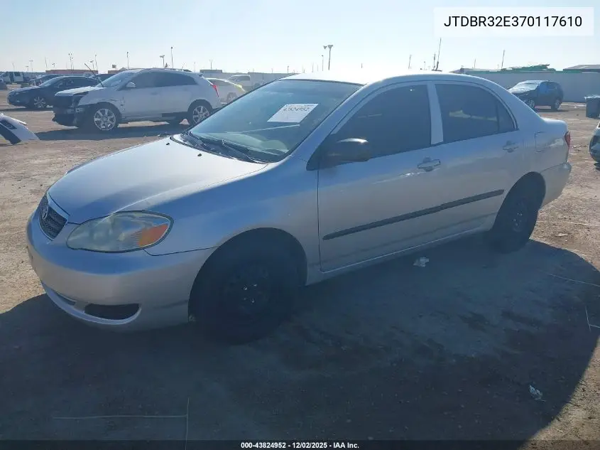 JTDBR32E370117610 2007 Toyota Corolla Ce