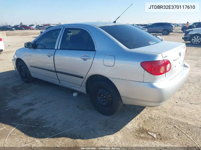 JTDBR32E370117610 2007 Toyota Corolla Ce