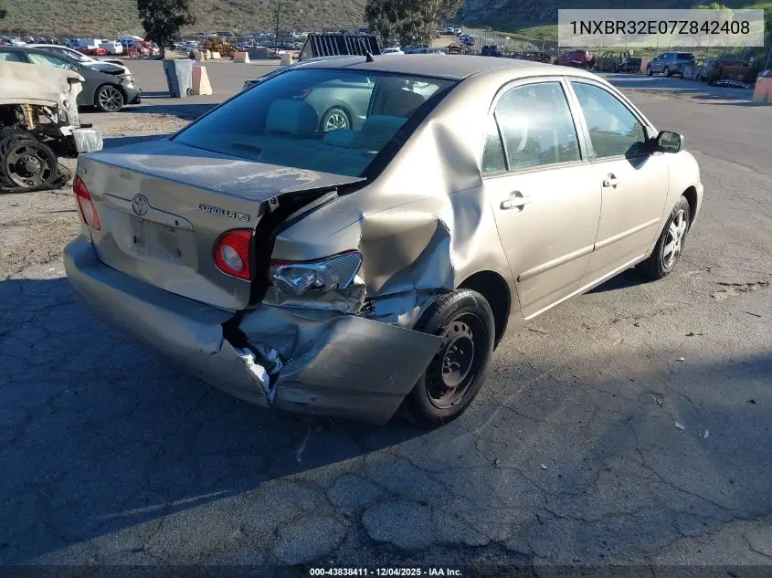 1NXBR32E07Z842408 2007 Toyota Corolla Le