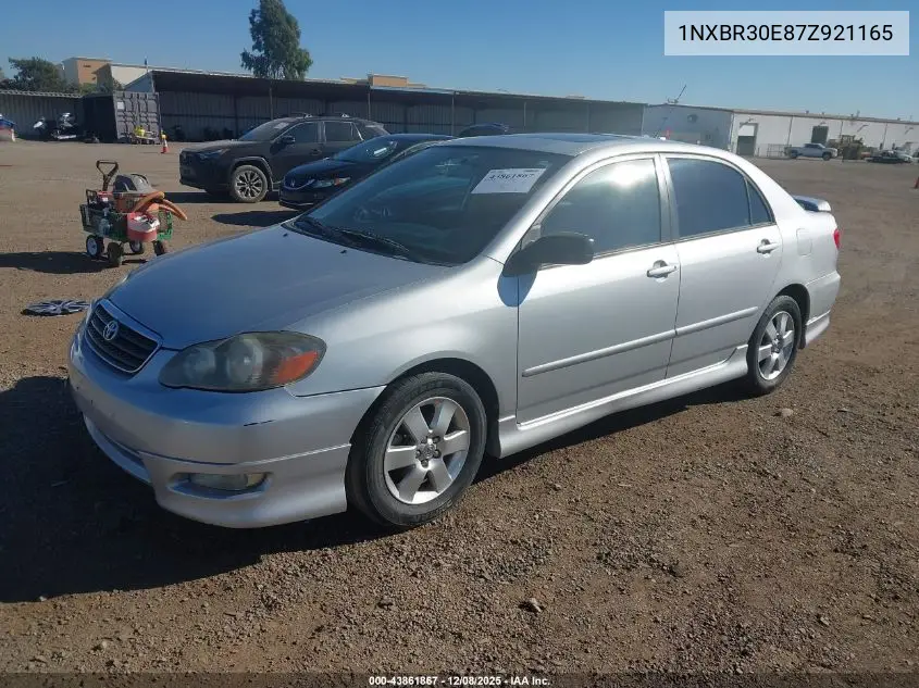 1NXBR30E87Z921165 2007 Toyota Corolla S
