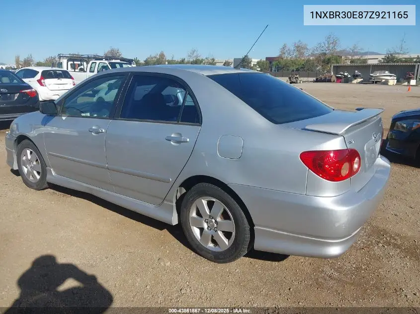 1NXBR30E87Z921165 2007 Toyota Corolla S