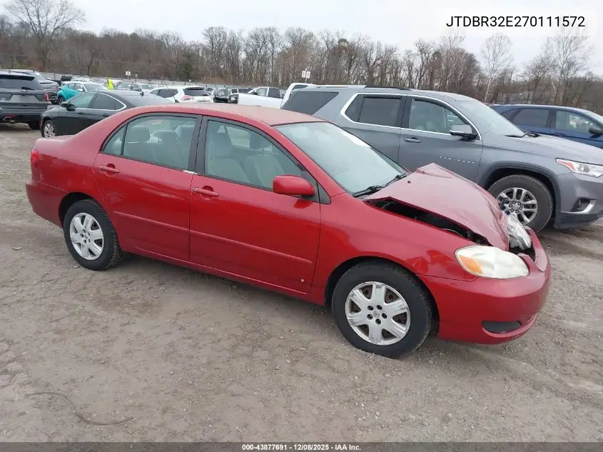 JTDBR32E270111572 2007 Toyota Corolla Le
