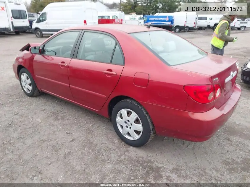 JTDBR32E270111572 2007 Toyota Corolla Le
