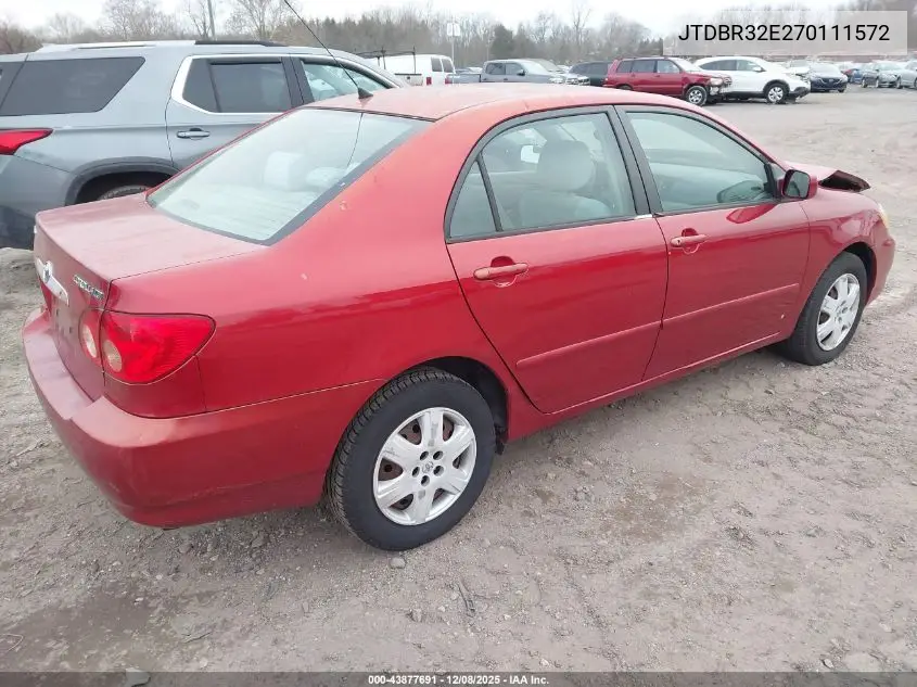 JTDBR32E270111572 2007 Toyota Corolla Le