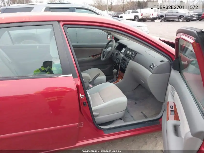 JTDBR32E270111572 2007 Toyota Corolla Le