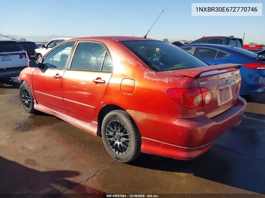 1NXBR30E67Z770746 2007 Toyota Corolla S