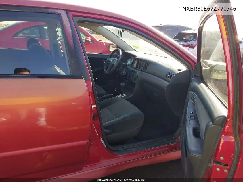 1NXBR30E67Z770746 2007 Toyota Corolla S
