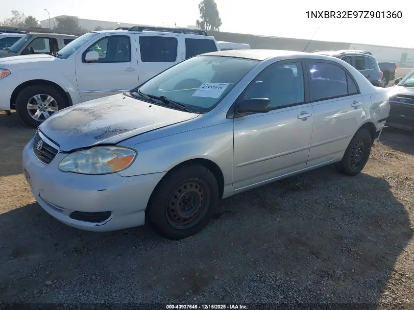 1NXBR32E97Z901360 2007 Toyota Corolla Le