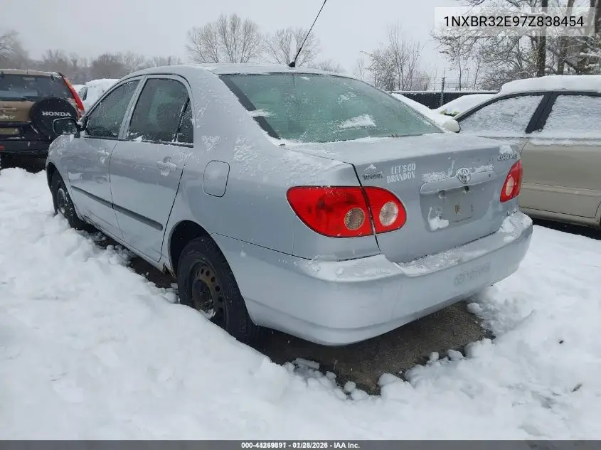 1NXBR32E97Z838454 2007 Toyota Corolla Ce