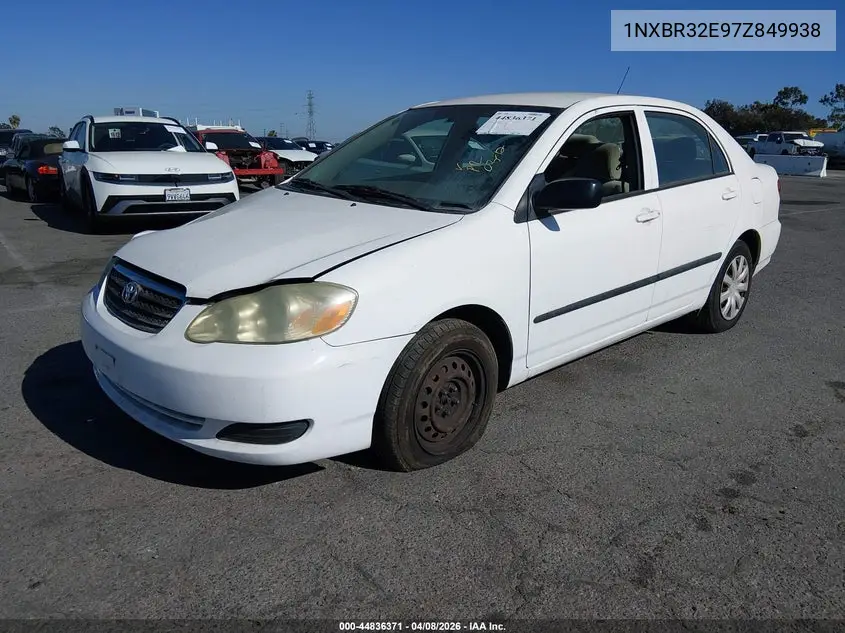 1NXBR32E97Z849938 2007 Toyota Corolla Ce